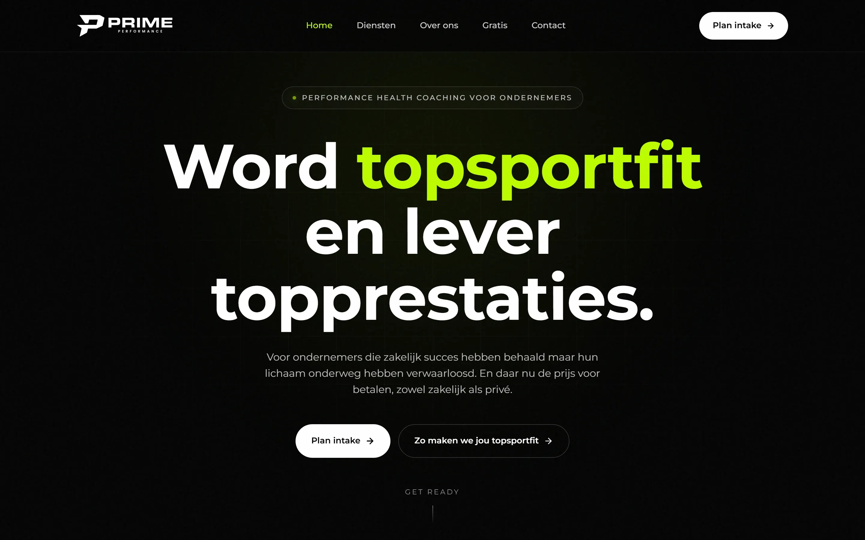 Prime Performance: Astro-site binnen Online Plus voor health-coach