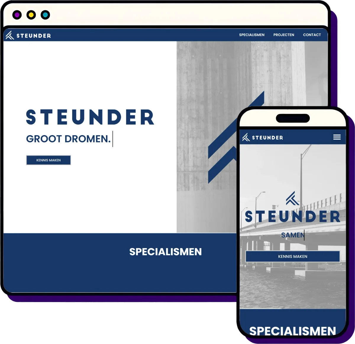 Steunder: Strakke one-pager voor netwerk-gedreven specialist