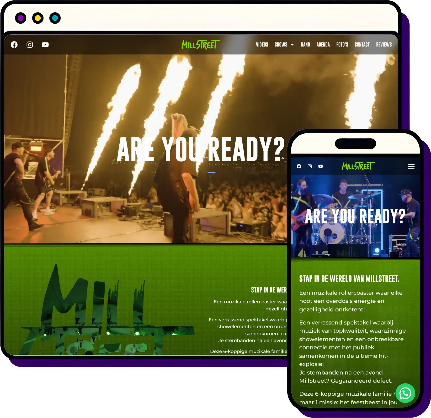 Millstreet: mockup