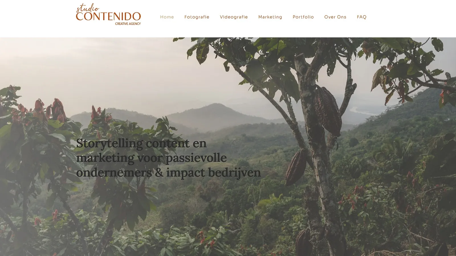 Studio Contenido — site voor de re-build